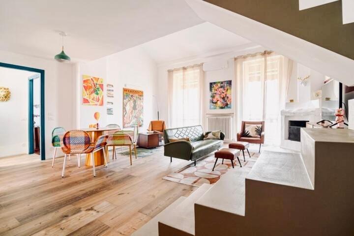 149 Borgo Ticino Suite Attico Di Lusso Con Terrazzo E Parking Privato 帕维亚 外观 照片